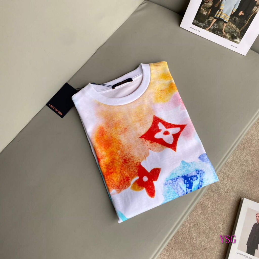 LV Men T-Shirts Louis Vuitton Fashion Clothing L60174
