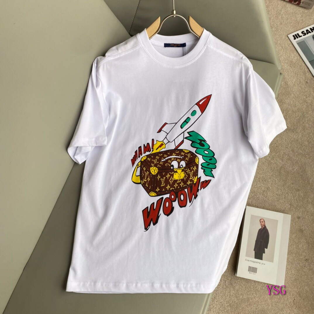 LV Men T-Shirts Louis Vuitton Fashion Clothing L60175