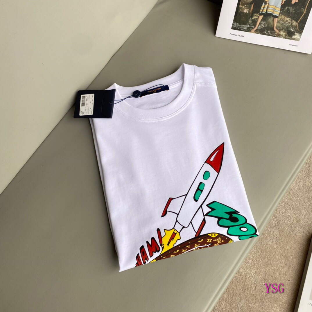 LV Men T-Shirts Louis Vuitton Fashion Clothing L60175