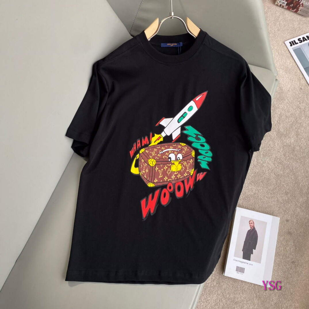 LV Men T-Shirts Louis Vuitton Fashion Clothing L60176