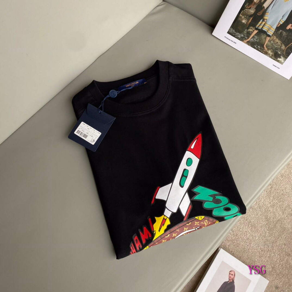 LV Men T-Shirts Louis Vuitton Fashion Clothing L60176