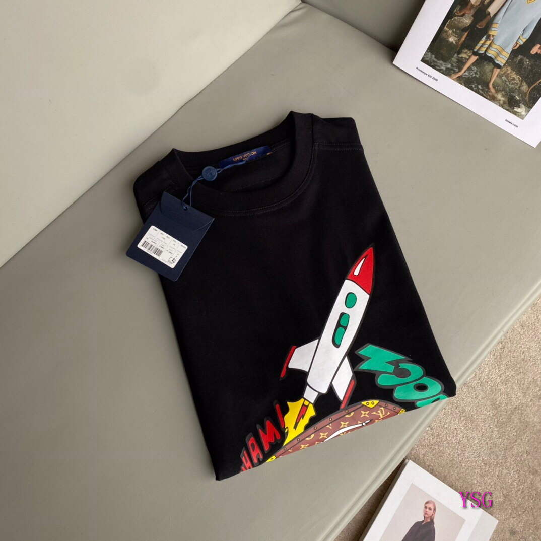 LV Men T-Shirts Louis Vuitton Fashion Clothing L60176