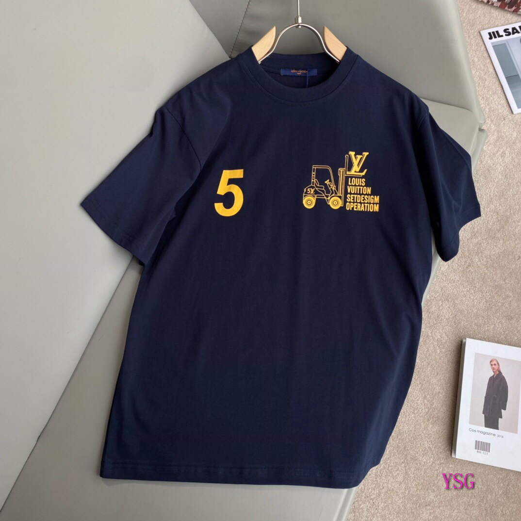 LV Men T-Shirts Louis Vuitton Fashion Clothing L60177