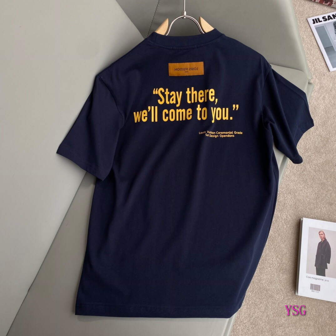 LV Men T-Shirts Louis Vuitton Fashion Clothing L60177