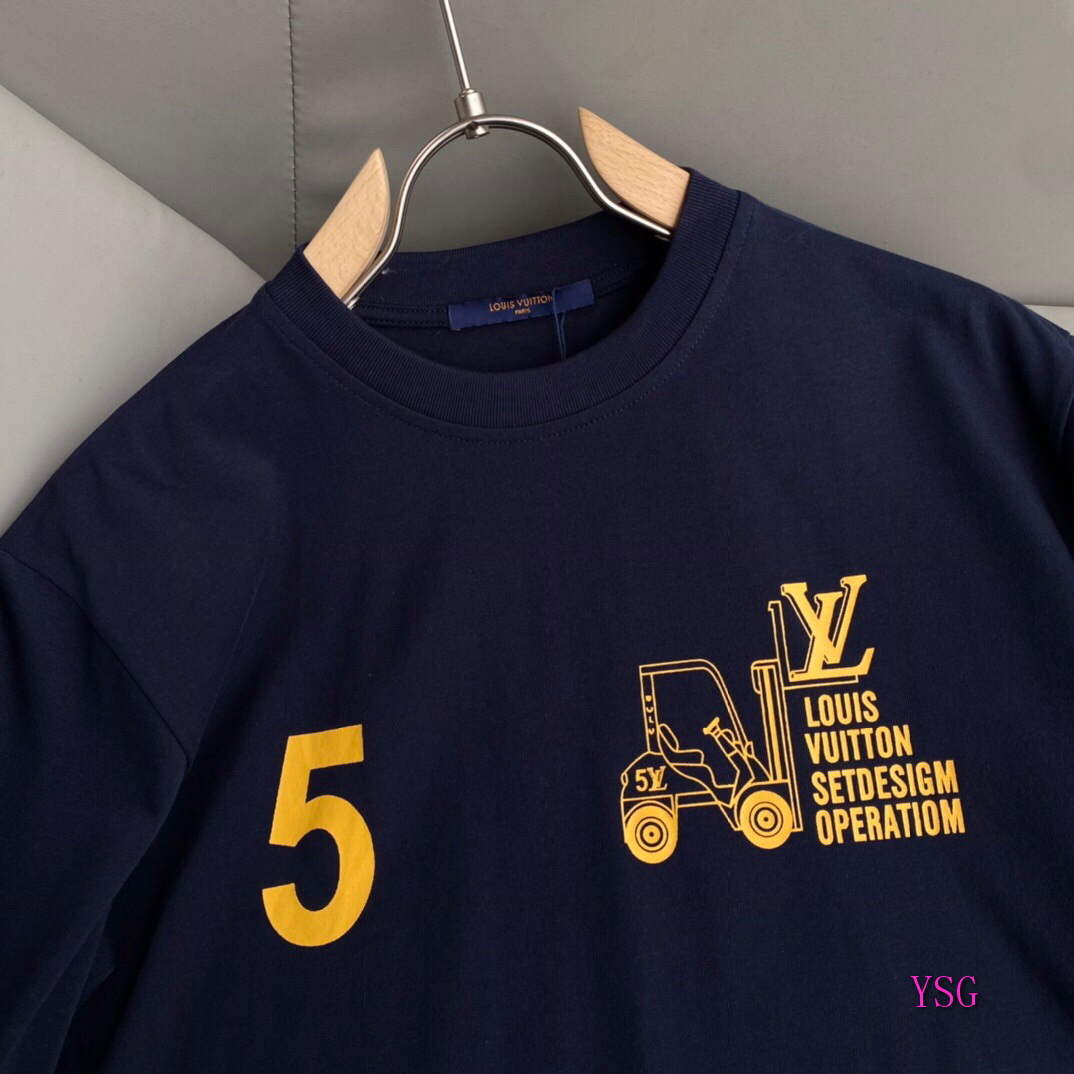 LV Men T-Shirts Louis Vuitton Fashion Clothing L60177