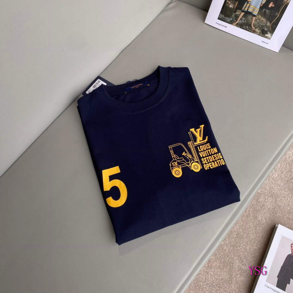 LV Men T-Shirts Louis Vuitton Fashion Clothing L60177