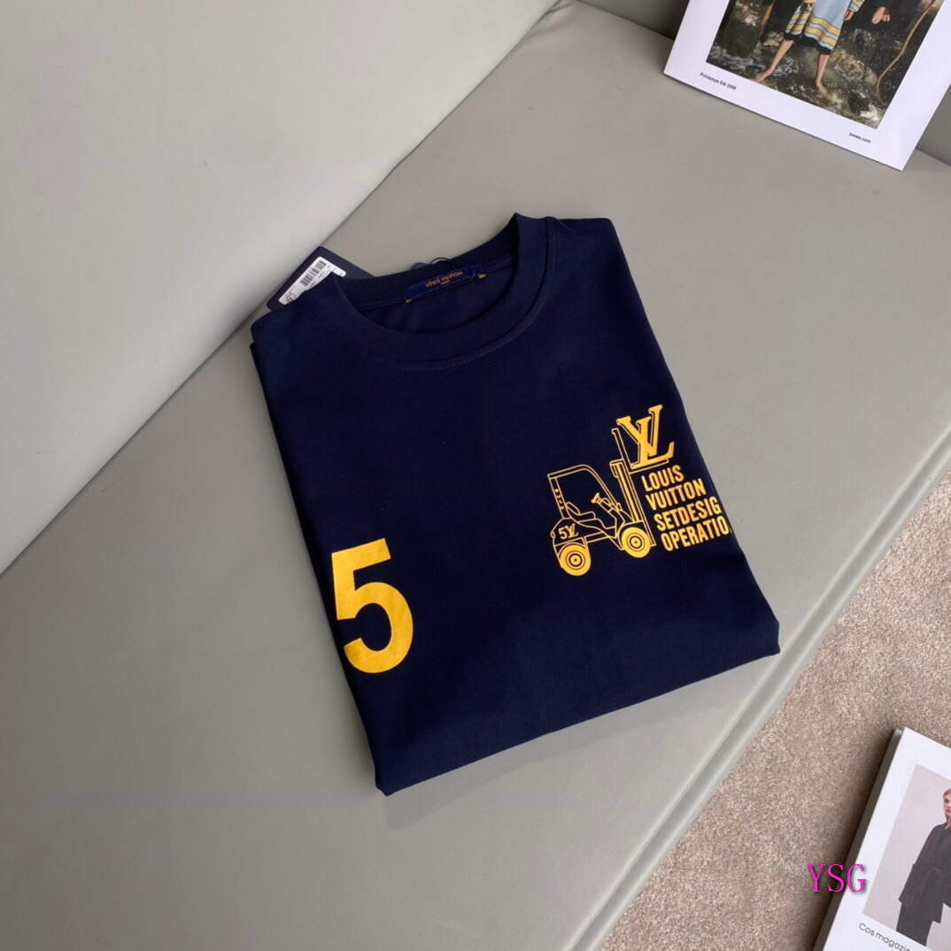 LV Men T-Shirts Louis Vuitton Fashion Clothing L60177