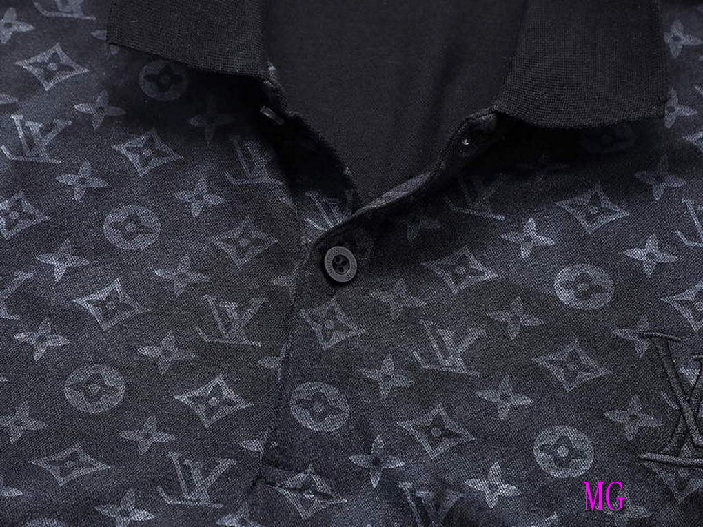 LV Men T-Shirts Polo Louis Vuitton Fashion Clothing L60121