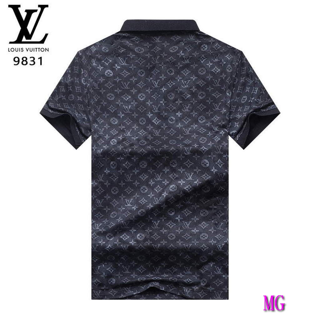 LV Men T-Shirts Polo Louis Vuitton Fashion Clothing L60121