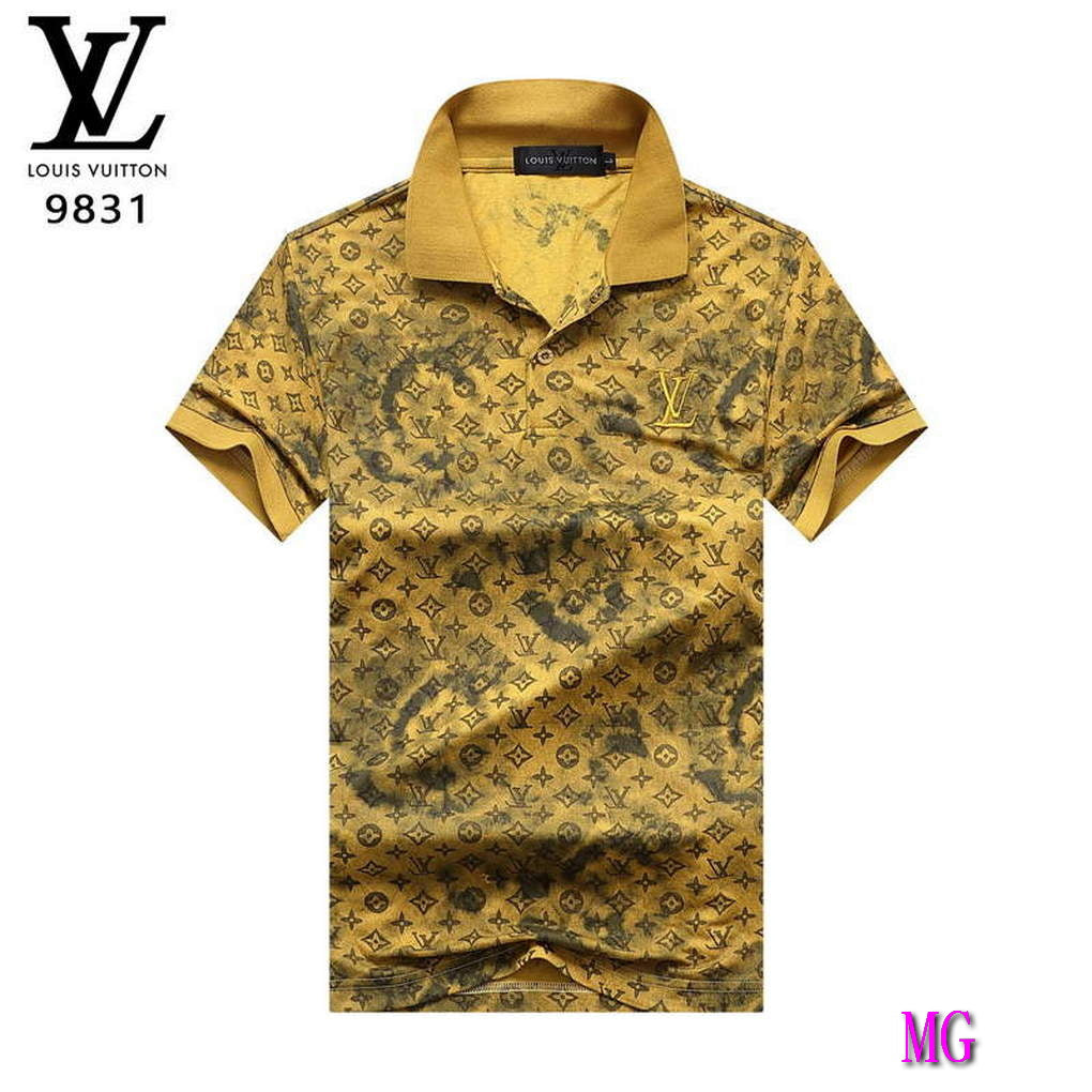 LV Men T-Shirts Polo Louis Vuitton Fashion Clothing L60120