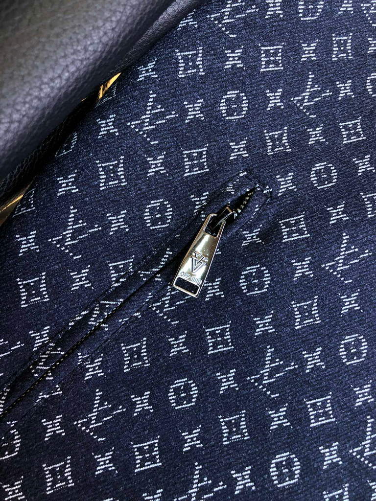 LV Men's Designer Leather Jacket Louis Vuitton Coat Outerwear 38201
