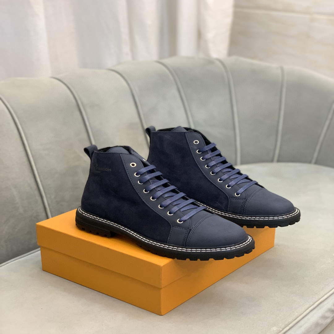 LV Men's Loafers Designer Louis Vuitton Wholesale Flats Shoes M60011