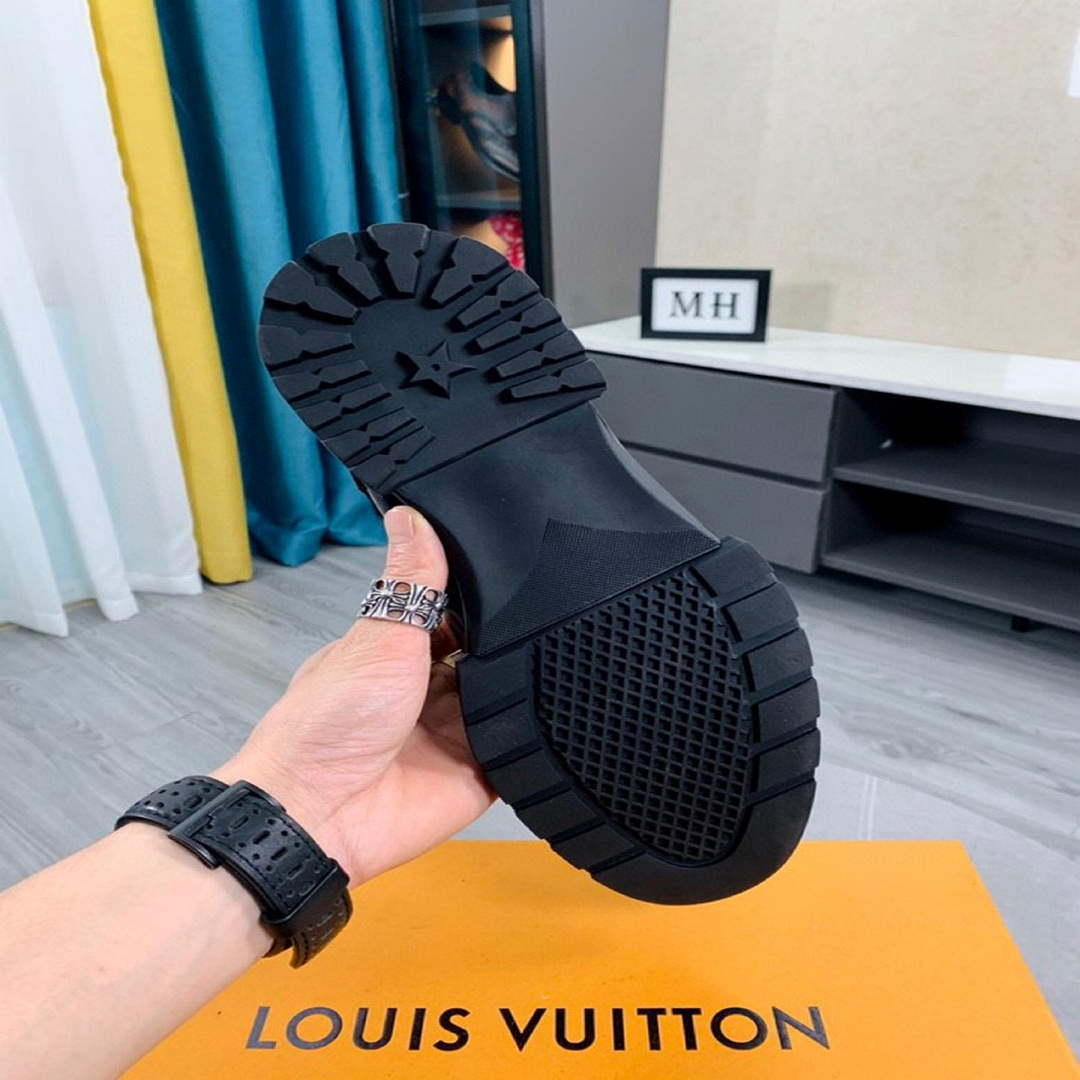 LV Men's Loafers Designer Louis Vuitton Wholesale Flats Shoes M60012