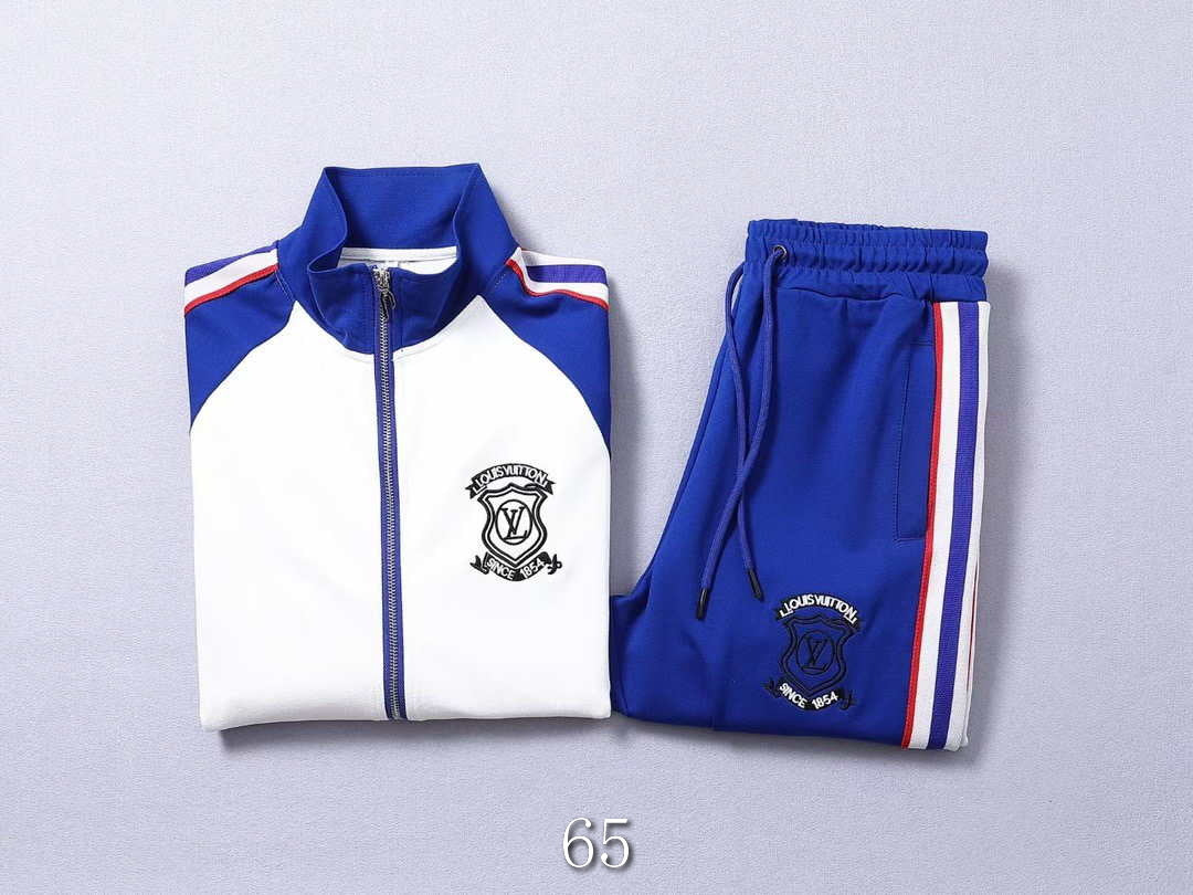 LV Men's Louis Vuitton 1A9T82 Technical Tracksuit Clothing Trousers L38187