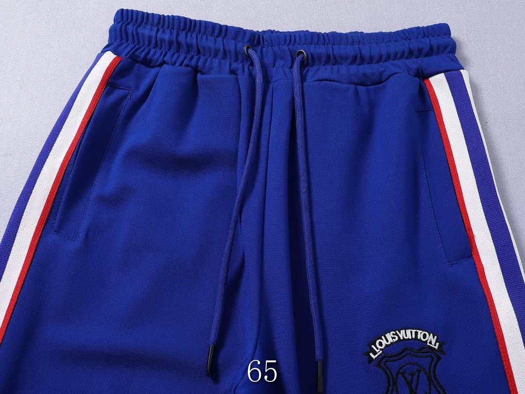 LV Men's Louis Vuitton 1A9T82 Technical Tracksuit Clothing Trousers L38187