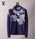 LV Men's Sweaters Designer Louis Vuitton Sweaters and Cardigans Clothing 36003 Navy blue