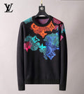 LV Men's Sweaters Designer Louis Vuitton Sweaters and Cardigans Clothing 36003 Black