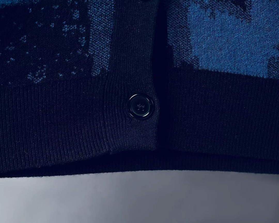 LV Men's Sweaters Designer Louis Vuitton Sweaters and Cardigans Clothing 36004 Blue