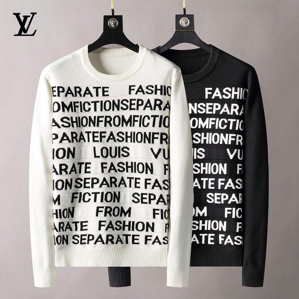 LV Men's Sweaters Designer Louis Vuitton Sweaters and Cardigans Clothing 36017