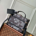 LV N00059 Louis Vuitton Handle Trunk Bag Black