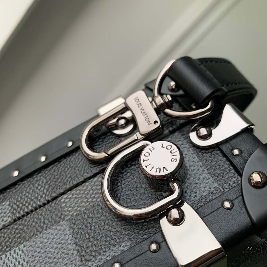 LV N00059 Louis Vuitton Handle Trunk Bag Black