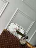 LV N00112 Louis Vuitton Locker Dopp Kit Damoflage Gray White