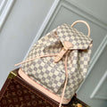 LV N00120 Louis Vuitton Montsouris PM Backpack Damier Azur - Default Title - View 1