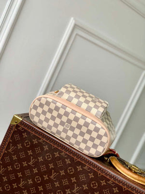 LV N00120 Louis Vuitton Montsouris PM Backpack Damier Azur - Default Title - View 4