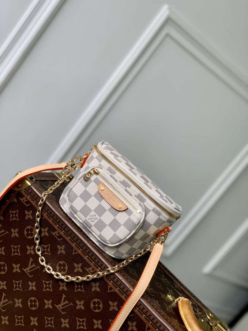 LV N00130 Louis Vuitton Mini Bumbag Damier Azur