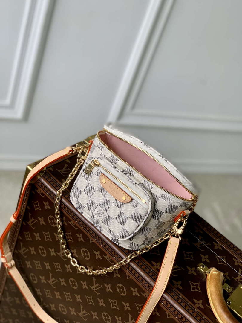LV N00130 Louis Vuitton Mini Bumbag Damier Azur