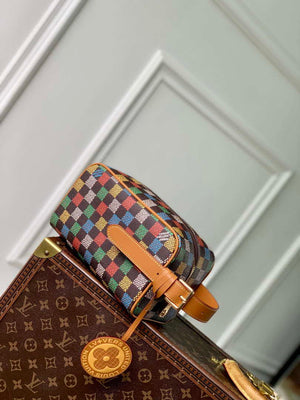 LV N00151 Louis Vuitton Locker Dopp Kit Damier Eb¨¨ne Canvas - Default Title - View 2