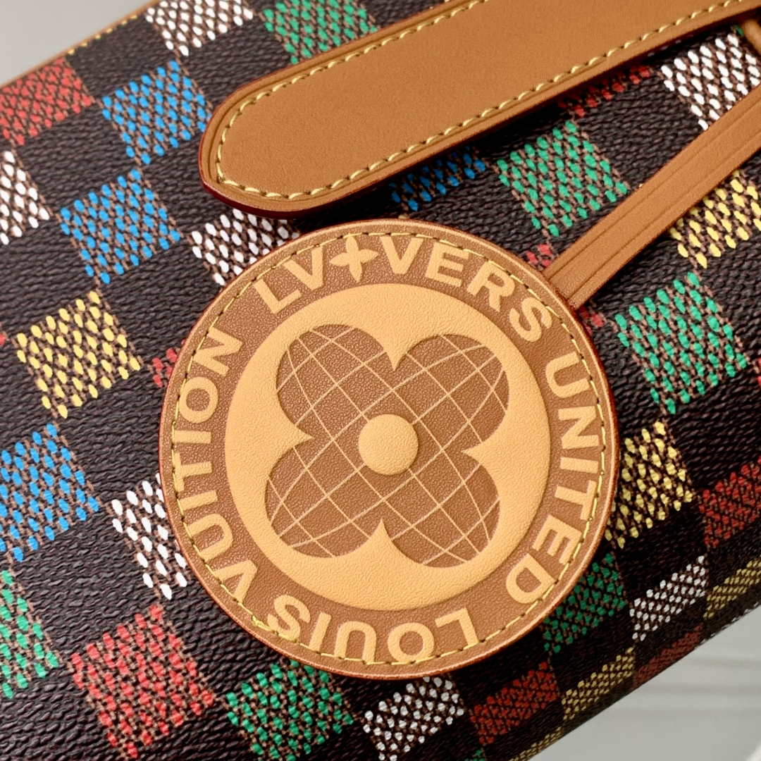 LV N00151 Louis Vuitton Locker Dopp Kit Damier Eb¨¨ne Canvas - Default Title - View 5