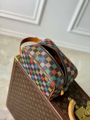 LV N00151 Louis Vuitton Locker Dopp Kit Damier Eb¨¨ne Canvas - Default Title - View 9