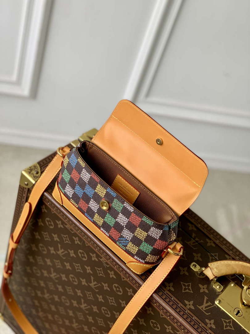 LV N00187 Louis Vuitton Steamer East West Wearable Wallet Multicolor - Default Title - View 9
