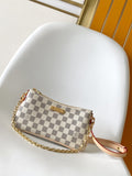 LV N00228 Louis Vuitton Liv Pochette Bag Damier Azur