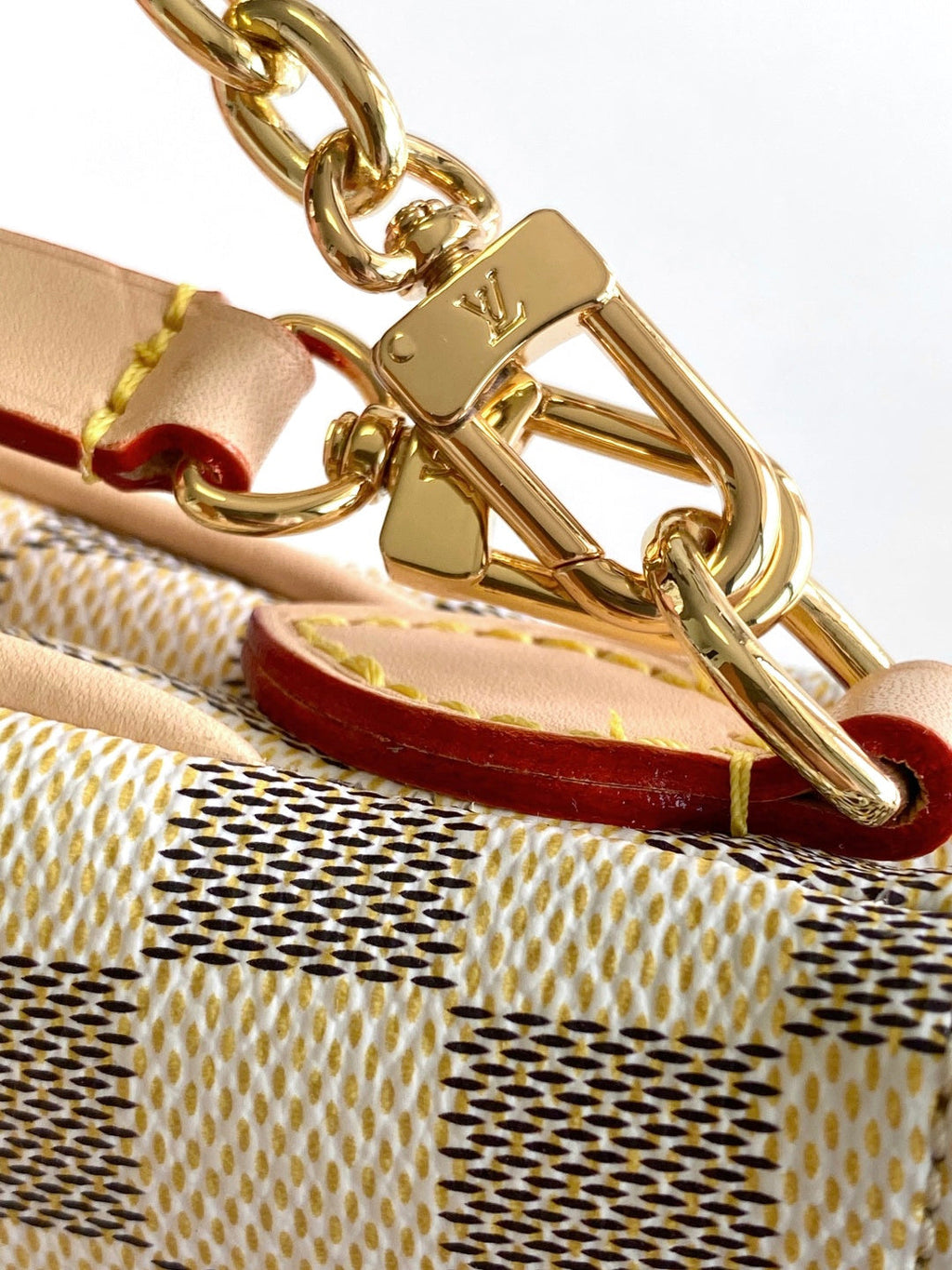 LV N00228 Louis Vuitton Liv Pochette Bag Damier Azur