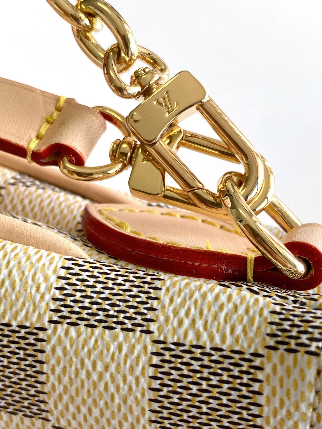 LV N00228 Louis Vuitton Liv Pochette Bag Damier Azur