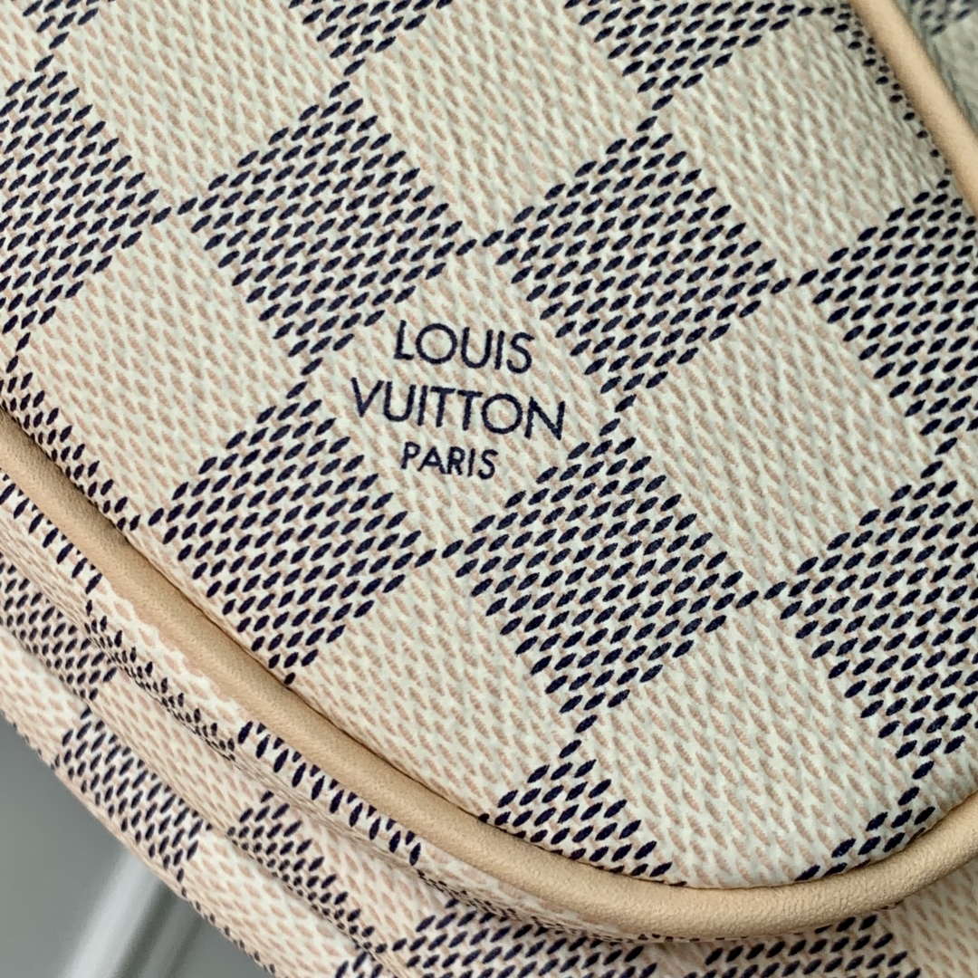 LV N00230 Louis Vuitton Keepit Bumbag Damier Azur - Default Title - View 5