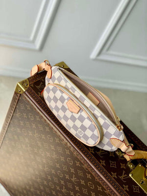 LV N00230 Louis Vuitton Keepit Bumbag Damier Azur - Default Title - View 9