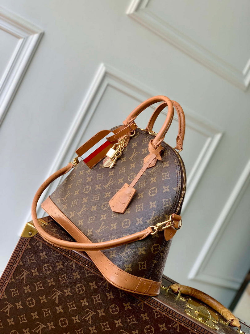 LV N30049 Louis Vuitton Alma MM Soft Celebration Bag