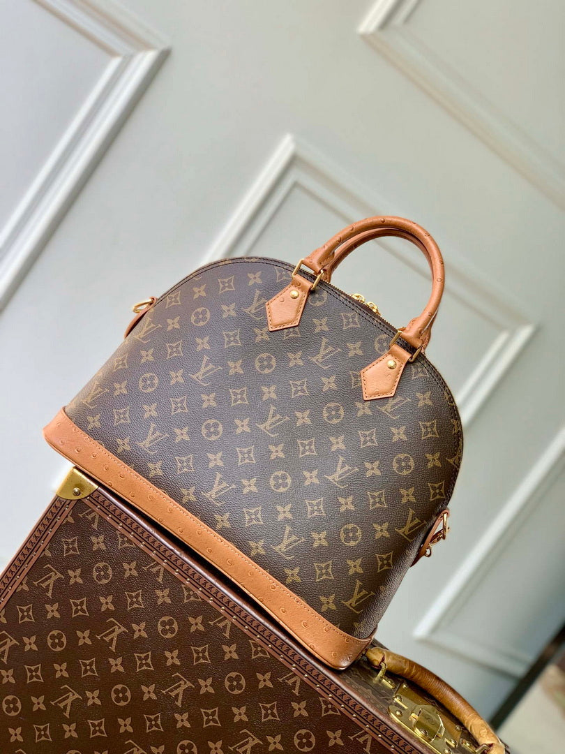 LV N30049 Louis Vuitton Alma MM Soft Celebration Bag