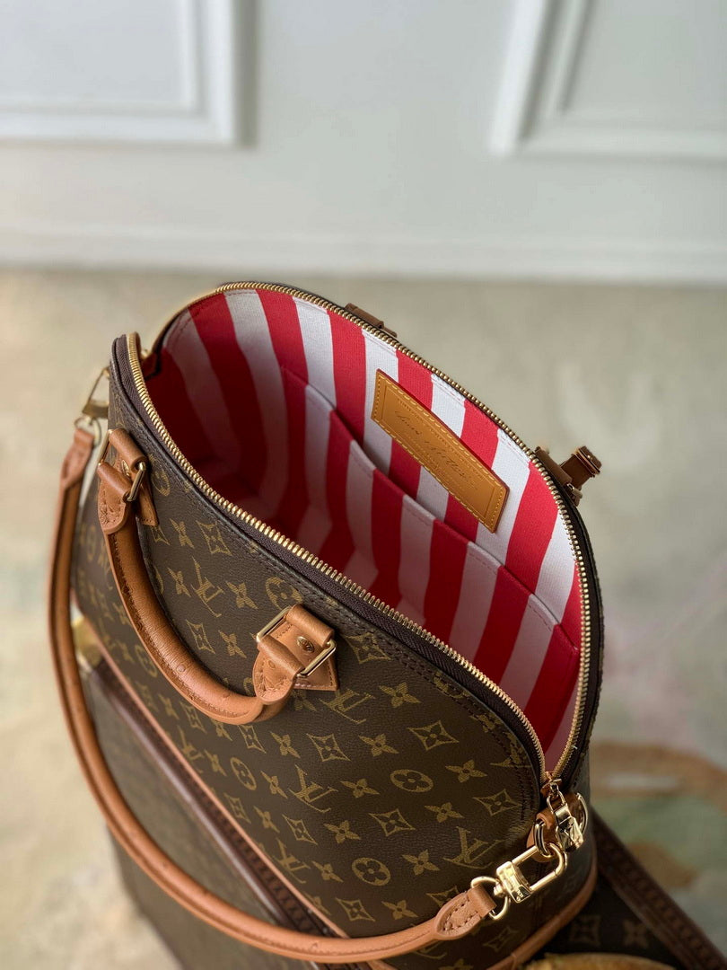 LV N30049 Louis Vuitton Alma MM Soft Celebration Bag