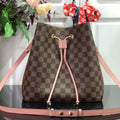 LV N40198 Louis Vuitton N¨¦ONO¨¦ MM Bag Damier Ebene Venus Pink - Default Title - View 1