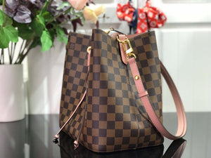 LV N40198 Louis Vuitton N¨¦ONO¨¦ MM Bag Damier Ebene Venus Pink - Default Title - View 2