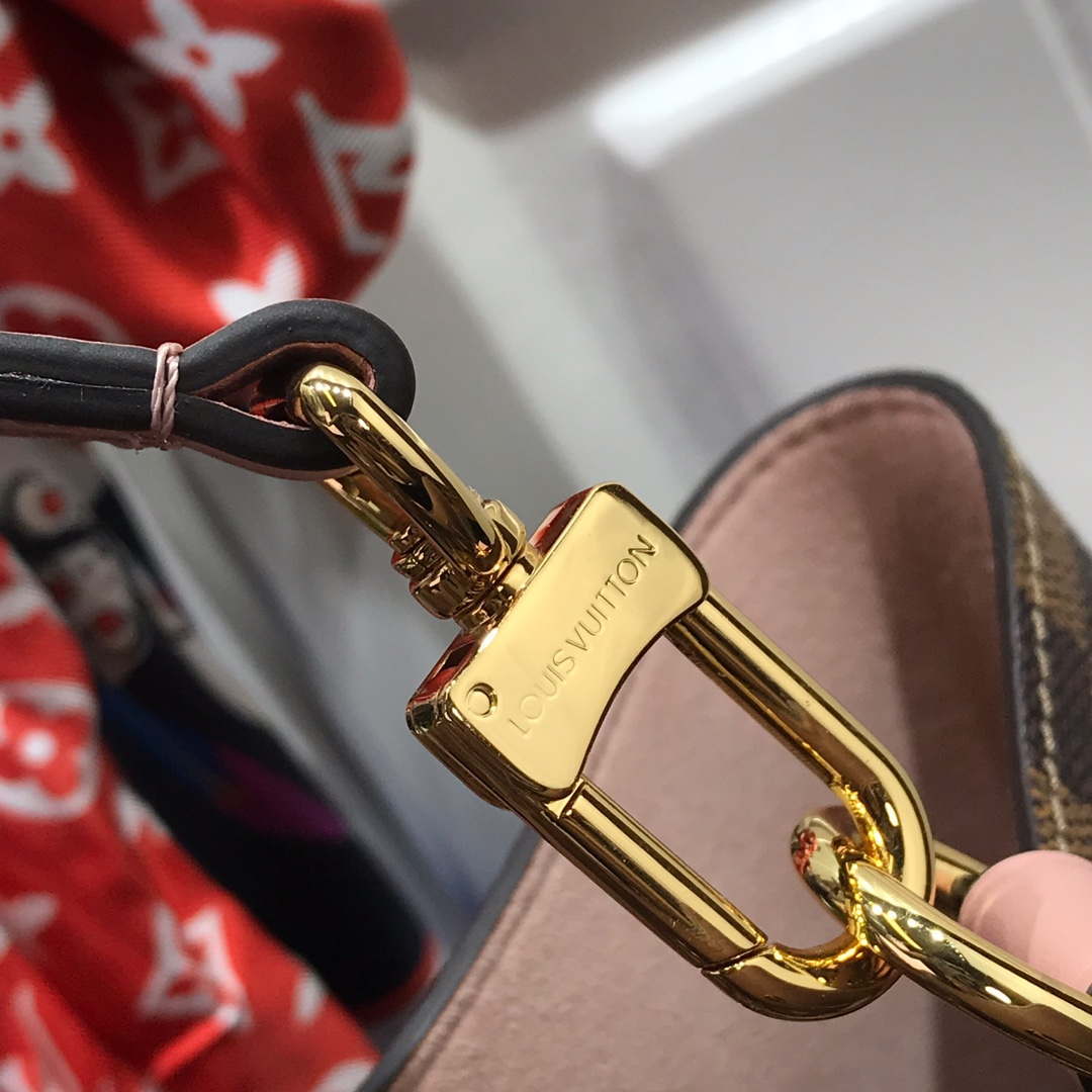 LV N40198 Louis Vuitton N¨¦ONO¨¦ MM Bag Damier Ebene Venus Pink