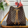 LV N40213 Louis Vuitton N¨¦ONO¨¦ MM Bag Damier Ebene Safran Yellow - Default Title - View 1