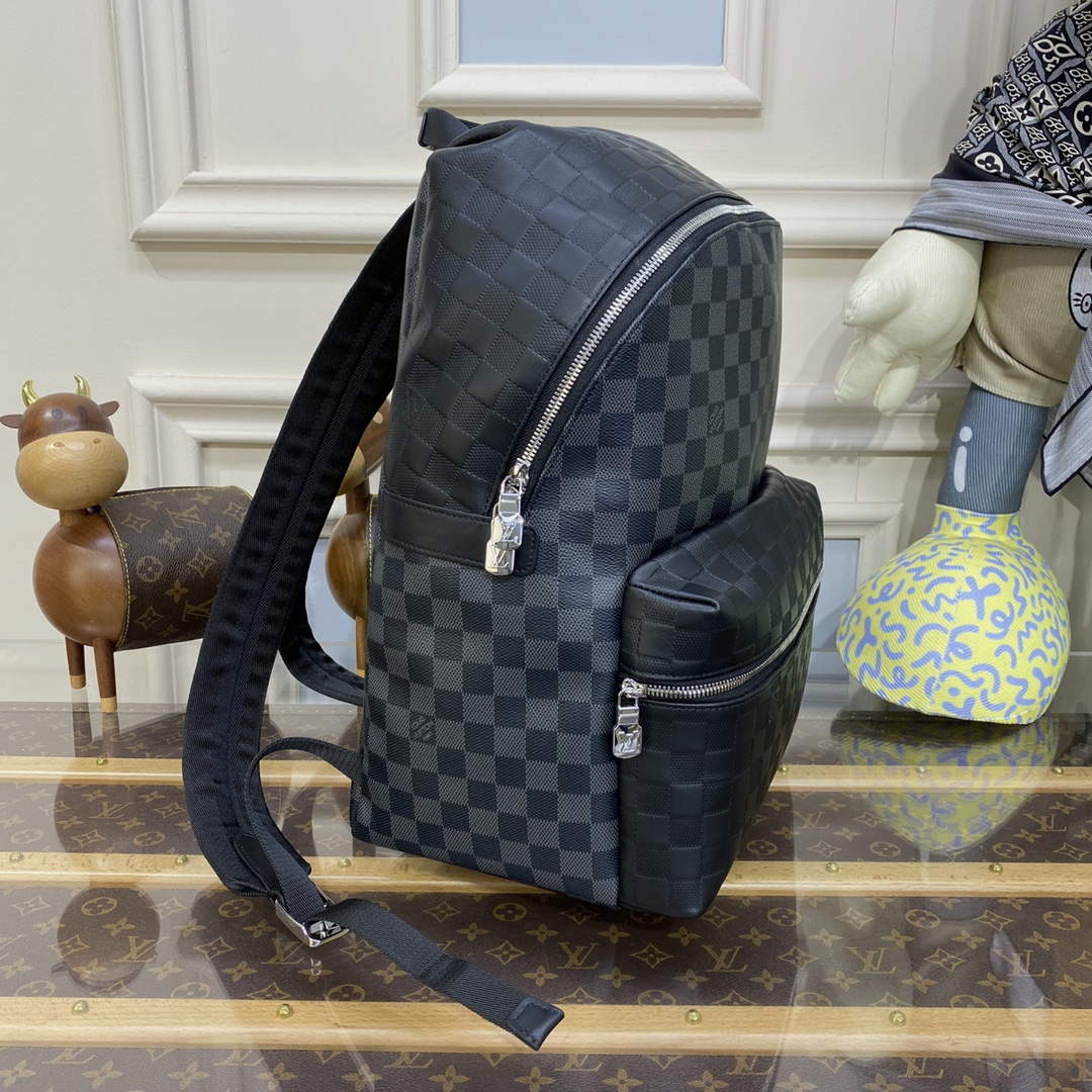 LV N40436 Louis Vuitton Discovery Backpack PM Black Graphite - Default Title - View 2