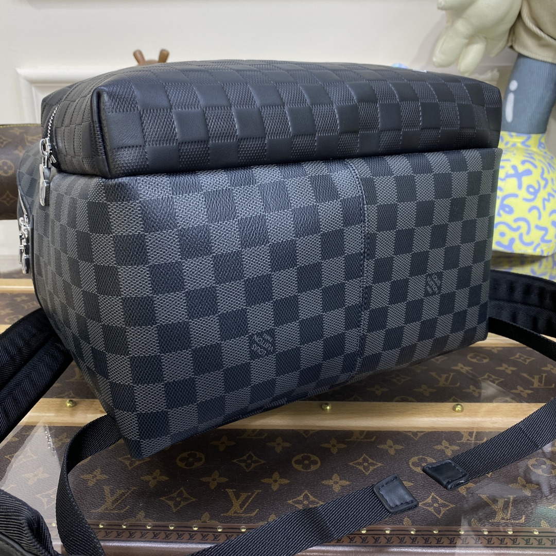 LV N40436 Louis Vuitton Discovery Backpack PM Black Graphite - Default Title - View 4