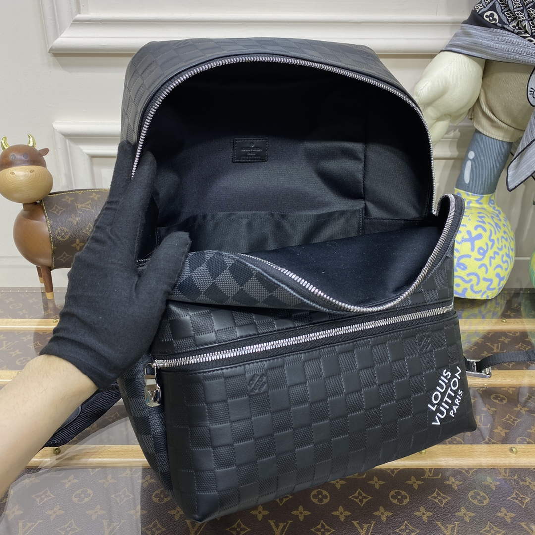 LV N40436 Louis Vuitton Discovery Backpack PM Black Graphite - Default Title - View 9