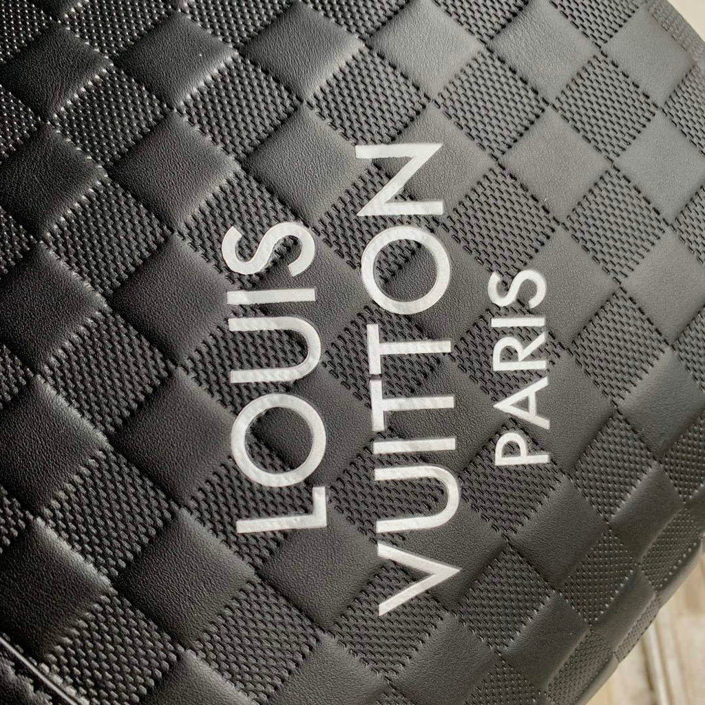 LV N40443 Louis Vuitton Keepall Bandouliere 50 Bag Black Graphite